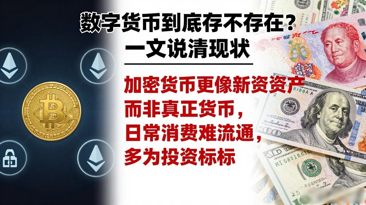 数字货币到底存不存在？一文说清现状