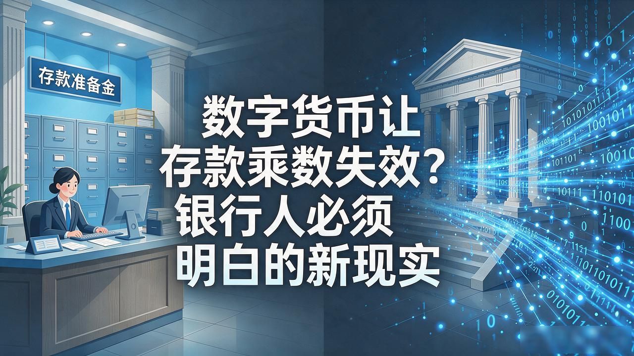数字货币让存款乘数失效？银行人必须明白的新现实