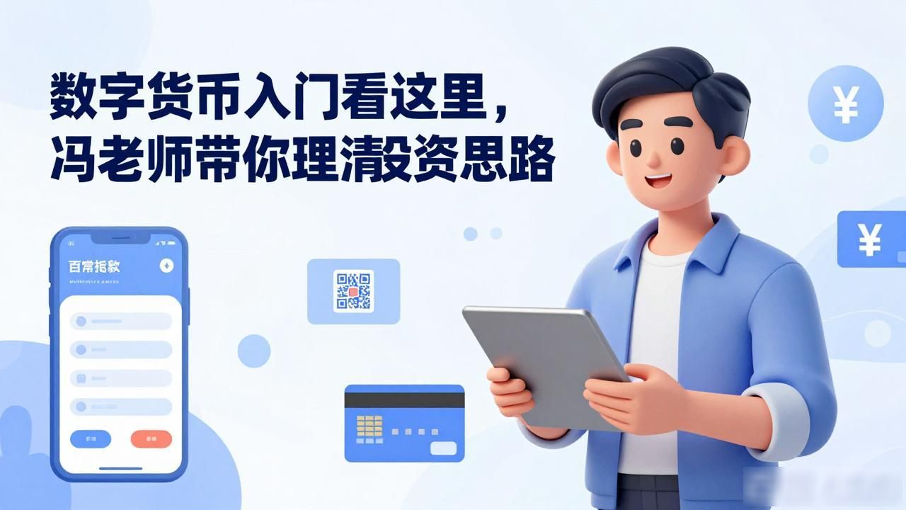数字货币入门看这里，冯老师带你理清投资思路