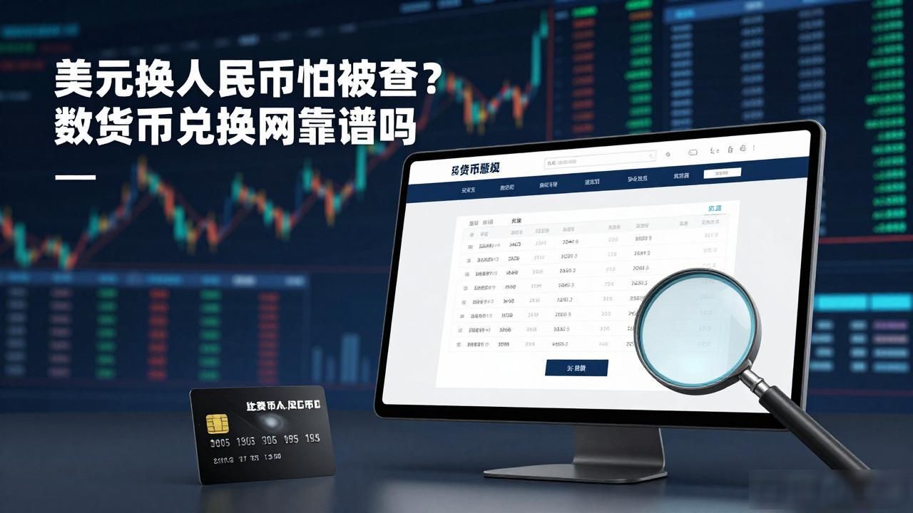 美元换人民币怕被查？数字货币兑换网靠谱吗
